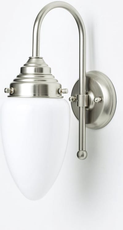 Wandlamp Menhir Small Meander Matnikkel - Art Deco Trade