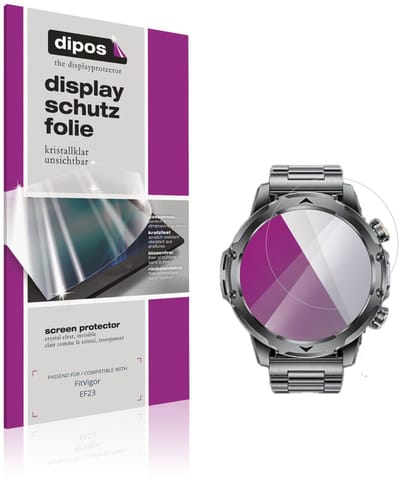 dipos – 6x Beschermfolie geschikt voor FitVigor EF23 | Krasbestendige & heldere Screenprotector Ultra-Thin