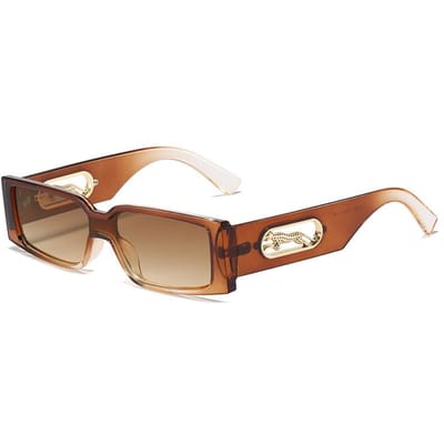 Kleine Vierkante Luipaard Zonnebril Voor Dames Luxe Kleine Panter Rechthoek Punk Zonnebril Schaduwen Gafas De Sol Hombre as pictures