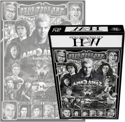 Legpuzzel - Montage Puzzel - Ontspanning Thuis - Gedetailleerd Horror Motief - 1000 Stukjes - Zwart