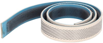 Dailygoods- Grijperstrips 100 cm - Roestvrij Staal - Kunstleren Band - Huishoudelijk Gebruik - Flexibele Maatvoering - Geschikt voor Tapijttuftprojecten - Tapijthaak