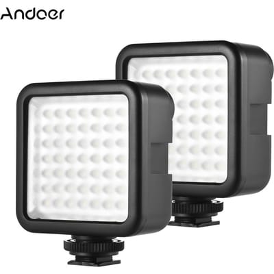 W49 Mini LED-paneel Videolamp Camera Invullicht Fotografie-accessoire voor Canon Nikon Sony A7 DSLR