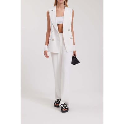 Anne Fontaine Orfevre Moon White Size: 36 | Vests Outlet | Dames | Wit