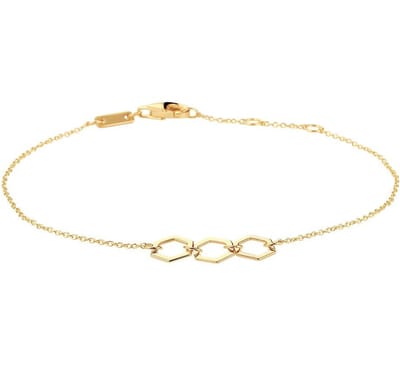 Geelgouden Armband zeshoeken 0 4023074