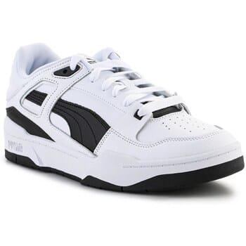 Lage Sneakers Puma Slipstream Lth White Black Men Unisex Casual Lifestyle