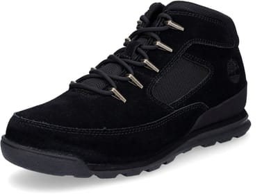 Timberland Euro Rock Mid Boots - Heren Winter Schoenen Laarzen Leer Zwart TB0A2H68-015