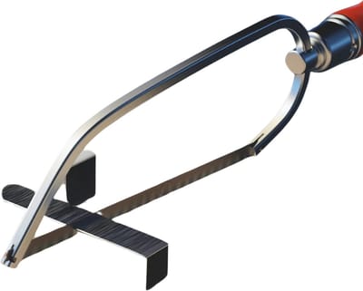 Strijkzaag Strijkzaag PUK 150mm incl. universeel zaagblad - originele PUK handzaag 150mm - kleine zaag voor metaal, non-ferrometaal, kunststof, aluminium, alle houtsoorten - kleine Puk universele zaag