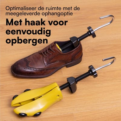 Allecto - Schoenspanner Set voor Heren Schoenen - Schoenoprekker en Verbreder - Schoenverzorging voor Bunionproblemen - Ideaal voor Elke Schoen...