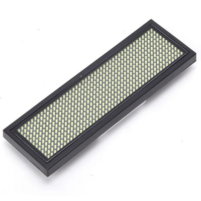 LED Naamkaartje Scrollende Bericht Tag Chinees 4 Tekens Teken Display wit