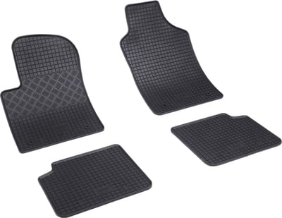 Automatten voor Fiat 500 (vanaf 2007), Fiat 500 Hybride (vanaf 2020), Ford Ka (2008-2016) - 4-delig - Rubber