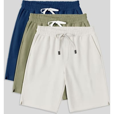 Heren Katoenmix Jersey Korte Broek