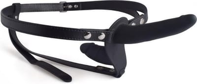 Strap-on met Realistische Dildo - Zwart