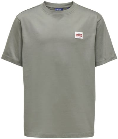 Only & Sons - T-shirt - OSJFred - Castor Gray - Maat 122/128