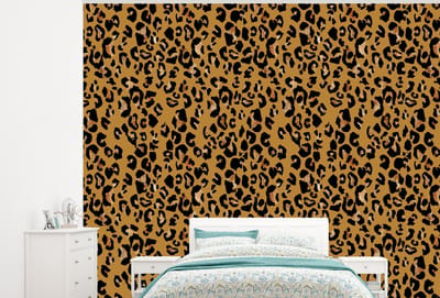 Behang - Fotobehang Panterprint - Luxe - Patronen - Breedte 300 cm x hoogte 240 cm
