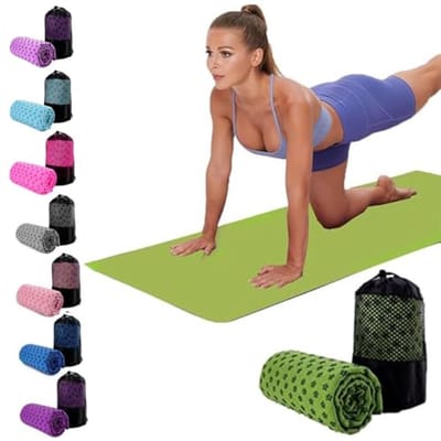 Antislip Yogahanddoek - Sneldrogend en Zweetabsorberend voor Yoga en Pilates