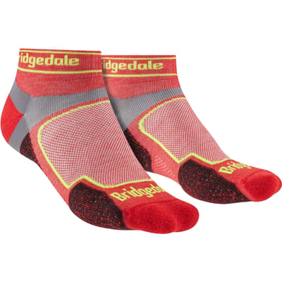 Bridgedale - Heren Running Ultralight Sport Lage Sokken - Rood