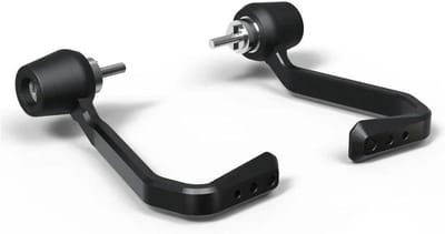 Motorfiets Handkappen - Valbeveiliginghendels - Bescherming Motor - CNC Aluminium - One Size - Zwart Grijs