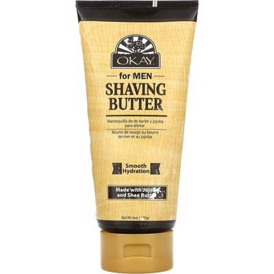 Okay Pure Naturals, Men's, Shaving Butter, 6 oz (170 g) beige
