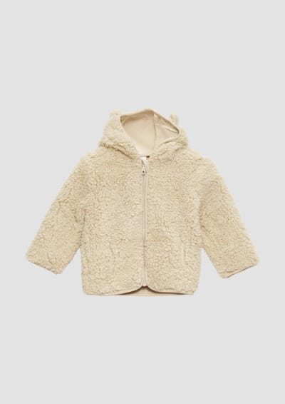 Teddy Fleece Vest met Kleine Oortjes voor Baby s.Oliver