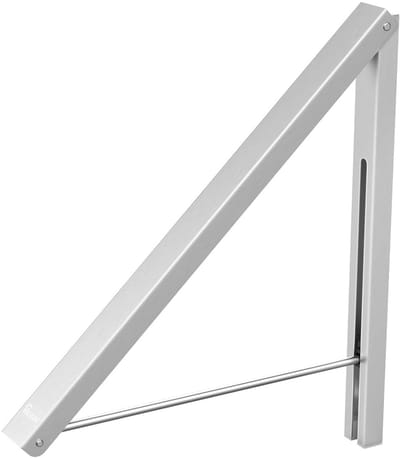 Dailygoods- Vouwen Hanger Ruimtebesparend - Intrekbare Muur Houder - Kledinghanger Antislip - Ideaal voor Kleine Ruimtes - Tot 27 kg Belastbaar - Eenvoudig Opvouwbaar - Muurhanger