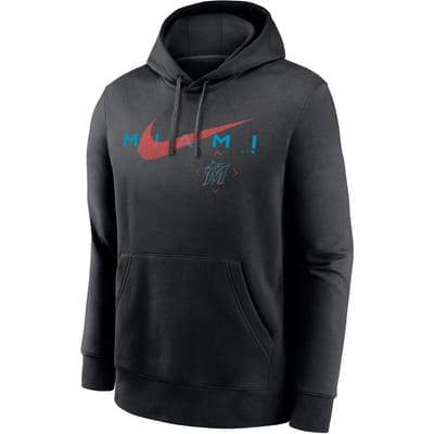 Sweatshirt Miami Marlins Swoosh Neighborhood Fleece