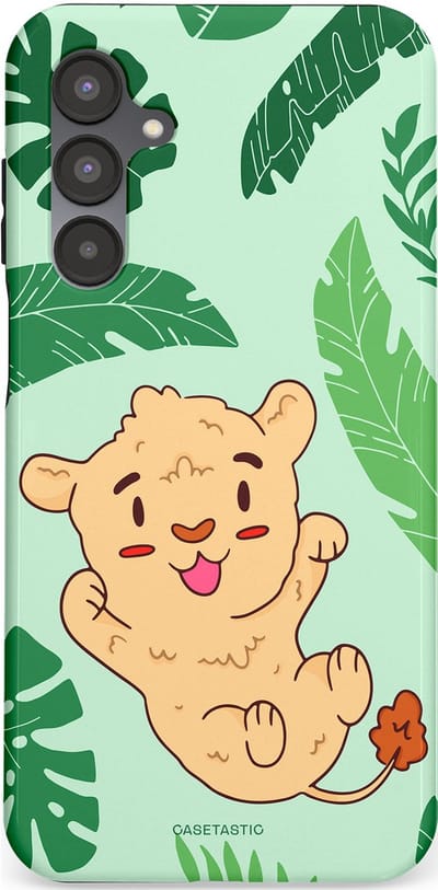 Casetastic Hoesje Geschikt voor Samsung A16 - Stijlvolle Beschermende Duo-layer Case - Leeuwenhartje