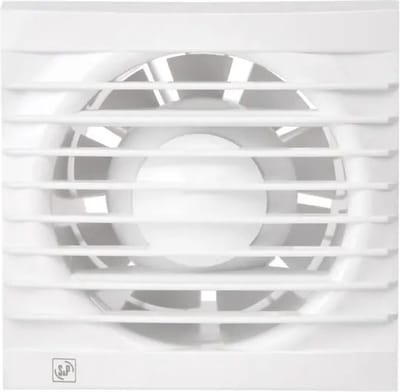 Soler & Palau EDM-80NTZ Toilet-/doucheventilator + timer 122x122mm - inbouw - 9W - 33dB - Wit