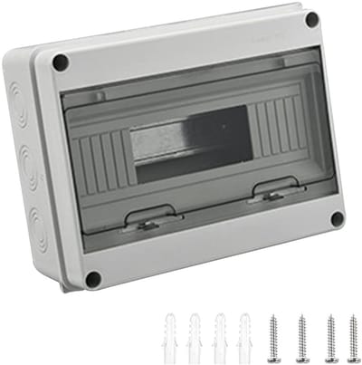 Zekeringkast opbouw - Verdeel kast - Buiten Elektra - IP65 Waterdicht - 12 Modules - Grijs