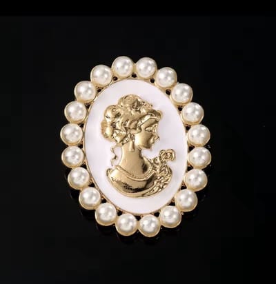 Borasi Vintage Look Broche | Zirkonia Stenen | Broches | Roestvrijstaal | Dames Sieraden | Dames Accessoires |