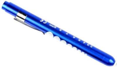 SPECIAL LED ooglamp penlight Blauwkleurig, inclusief batterijen