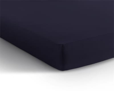 Dreamhouse Katoen Hoeslaken - 140x200 cm - Indigo Blauw - Tweepersoons