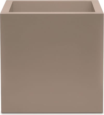 Elezza Cube Matte Plantenbak L50 x B50 x H50 cm - Taupe