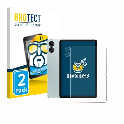 BROTECT - Screenprotector voor Xiaomi Redmi Pad Pro (Voor+Camera) - Folie Beschermfolie transparant 2 Stuks