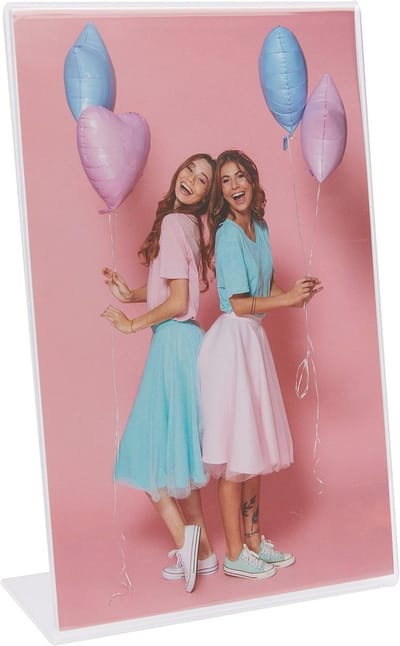 Portretlijst Acryl Staand 10x15 cm - Ideaal voor Flyers en Reclamebrochures