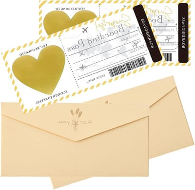 Reis Scratchkaarten en Moeder van Parel Enveloppen, Creatieve Interactieve Geschenken voor Verjaardagen, Feestdagen en Speciale Gelegenheden