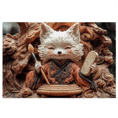 Houten Puzzel - 1000 Stukjes - Ontspanning Thuis - Robuust Houtmateriaal - 75x50 cm - Meerkleurig