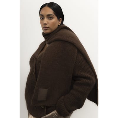 VIVEH Butternut Top Mole Maat: OS | Sweaters Outlet | Dames | Bruin
