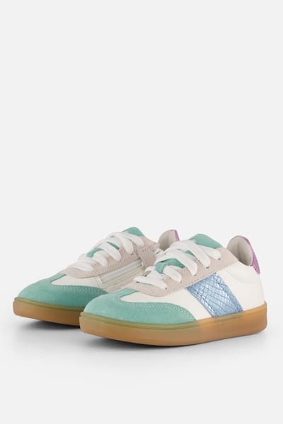 Muyters Mermaid Sneakers blauw Leer - Maat 24 - Kinderschoenen