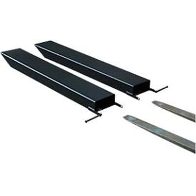 Vorkverlenging voor transportwerktuigen, open uitvoering, L 1800 x B 150 x 70 mm, zwart