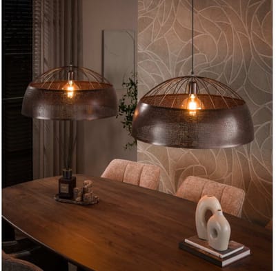 Hanglamp Screen open 2L Ø60 - Antiek koper