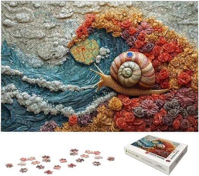 Houten Puzzel - Dierenpuzzel Volwassenen - Ontspanning Thuis - Lettermarkering Achterkant - 1000 Stukjes - Meerkleurig