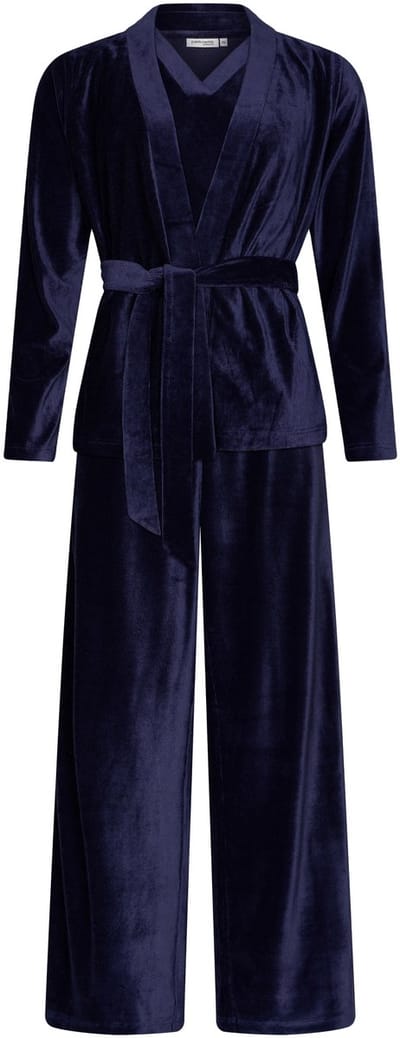 Pastunette Premium - Huispak - Midnight - 3-Delig - Velours - Donkerblauw - Maat 44