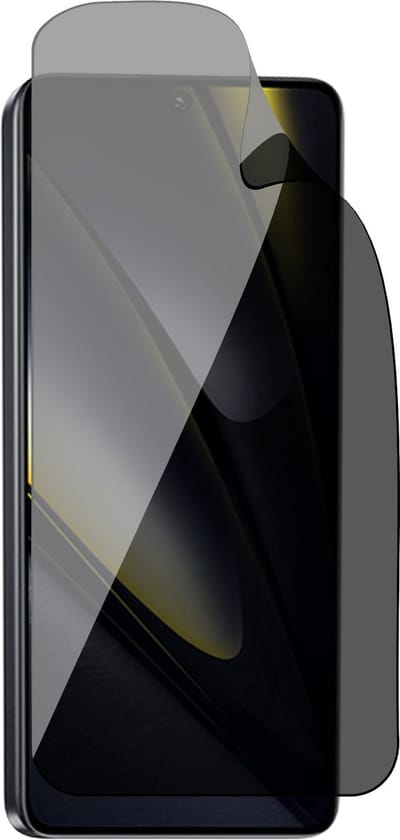 Privacy Screenprotector geschikt voor Poco F6 - 1x FlexGuard Screen Protector