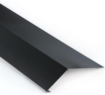 Dakgootmontage Aluminium - Gootlijst Regengoot - Dakbescherming - Geprofileerde Aluminiumplaat - 1 m x 120 mm x 70 mm - Antraciet
