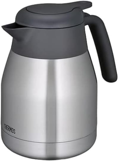 Roestvrijstalen Karaf - Thermosfles Drankdispenser - Warme Dranken Serveren - Vacuüm Geïsoleerd - 1 Liter Capaciteit - Staal