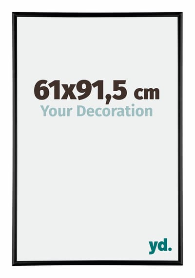 Your Decoration - Fotolijst 61x91,5 cm - Aluminium - Zwart Hoogglans - Kent