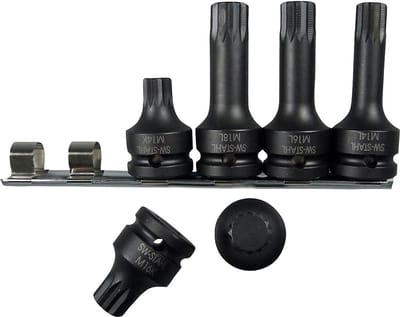 SW-Stahl 10195L chassisgereedschapset XZN 6-delig, 1/2"