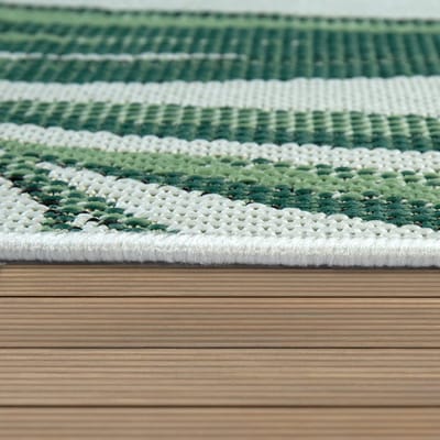 Binnen- en buitenkleed Ostenza groen 120 cm rond