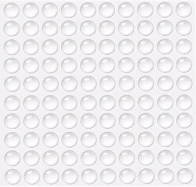 100 Stuks Transparante Elastische Buffers - Rubber Bescherming voor Deuren en Meubels - Zelfklevende Geluidsdempers voor Deuren en Kasten, 8mm Geluidsisolatie Pads
