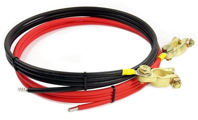Zonne-laadregelaar met Accuverbindingskabel 2m 6mm² - Koper met Massieve Accuklemmen